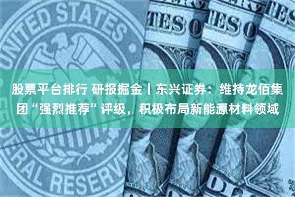 股票平台排行 研报掘金丨东兴证券：维持龙佰集团“强烈推荐”评级，积极布局新能源材料领域