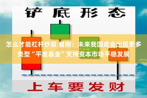 怎么才能杠杆炒股 曾刚：未来我国或会出现更多类型“平准基金”支持资本市场平稳发展