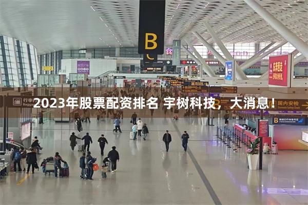 2023年股票配资排名 宇树科技，大消息！